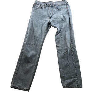 Levi's Mens Jeans Size 34x34 505 Slim Straight Leg Blue Denim Light Wash Casual